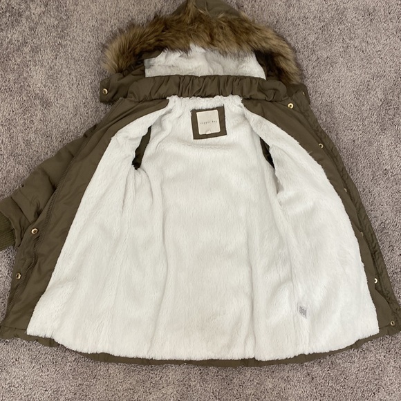 Winter warm Kids girl parka jacket size 6 - Picture 5 of 9